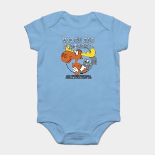 Moose and Squirrel! (You just read that with a Russian accent, didn't you) Baby Bodysuit